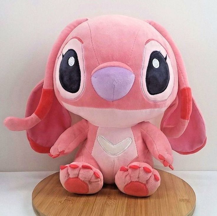 Peluche Stitch Relajante Rosa
